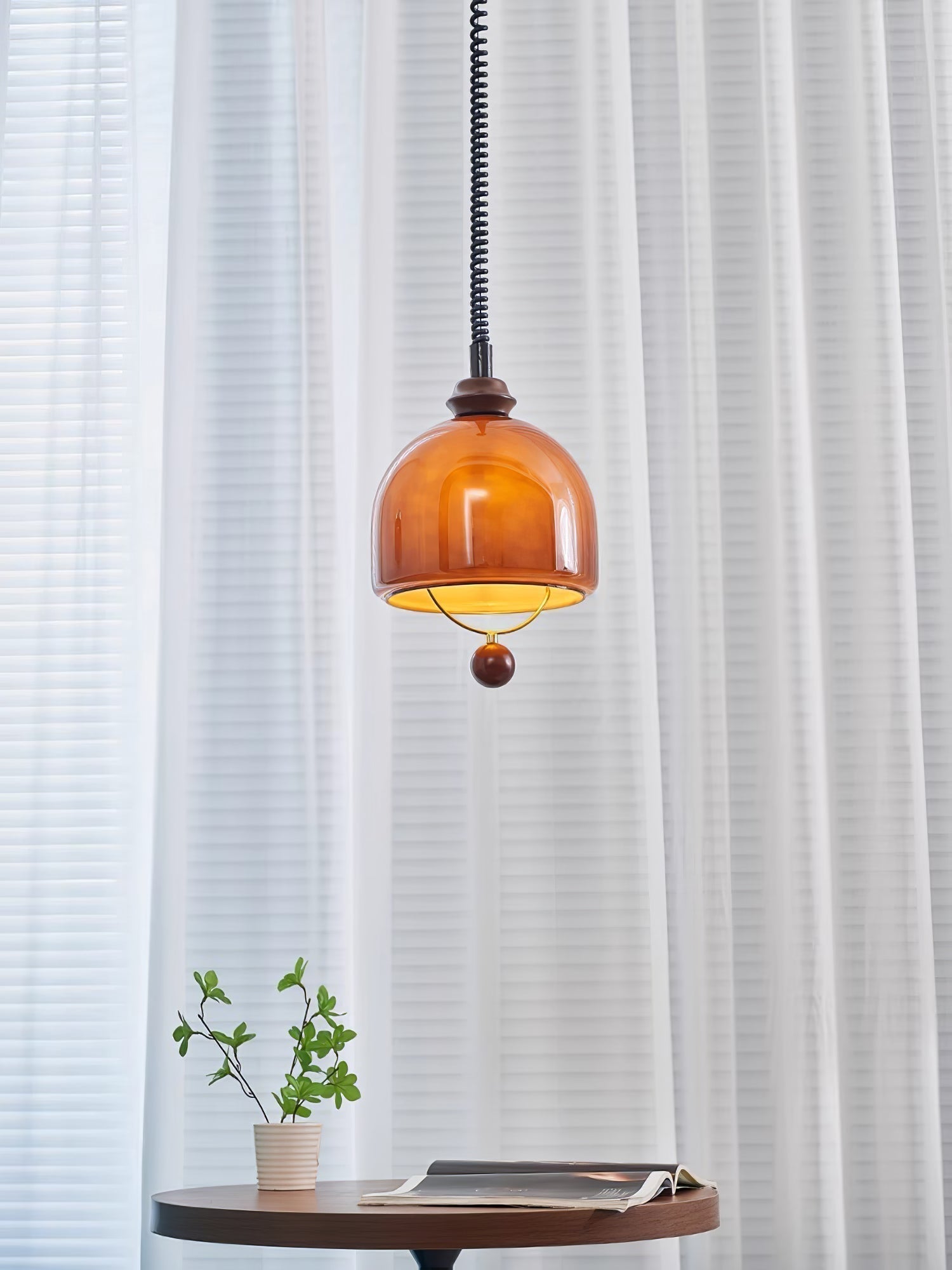 Yael Lampe Pendante Minimaliste en Bois - Neutralighting