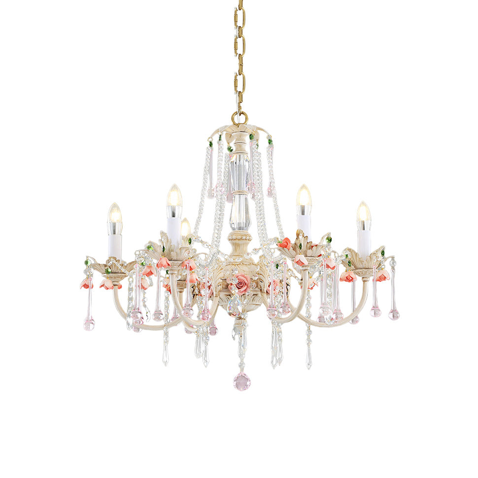Cusoren Lustre Postmoderne De Luxe Céramique Rose - Neutralighting