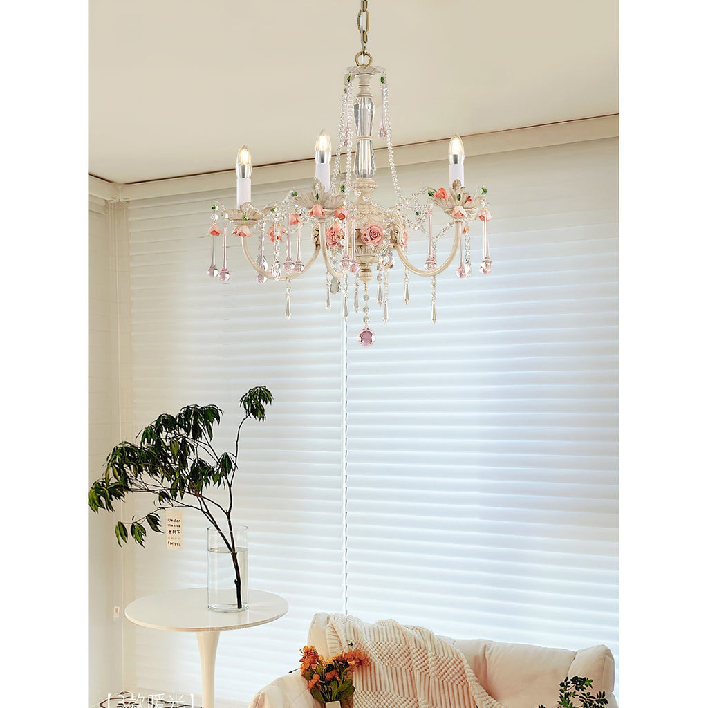 Cusoren Lustre Postmoderne De Luxe Céramique Rose - Neutralighting