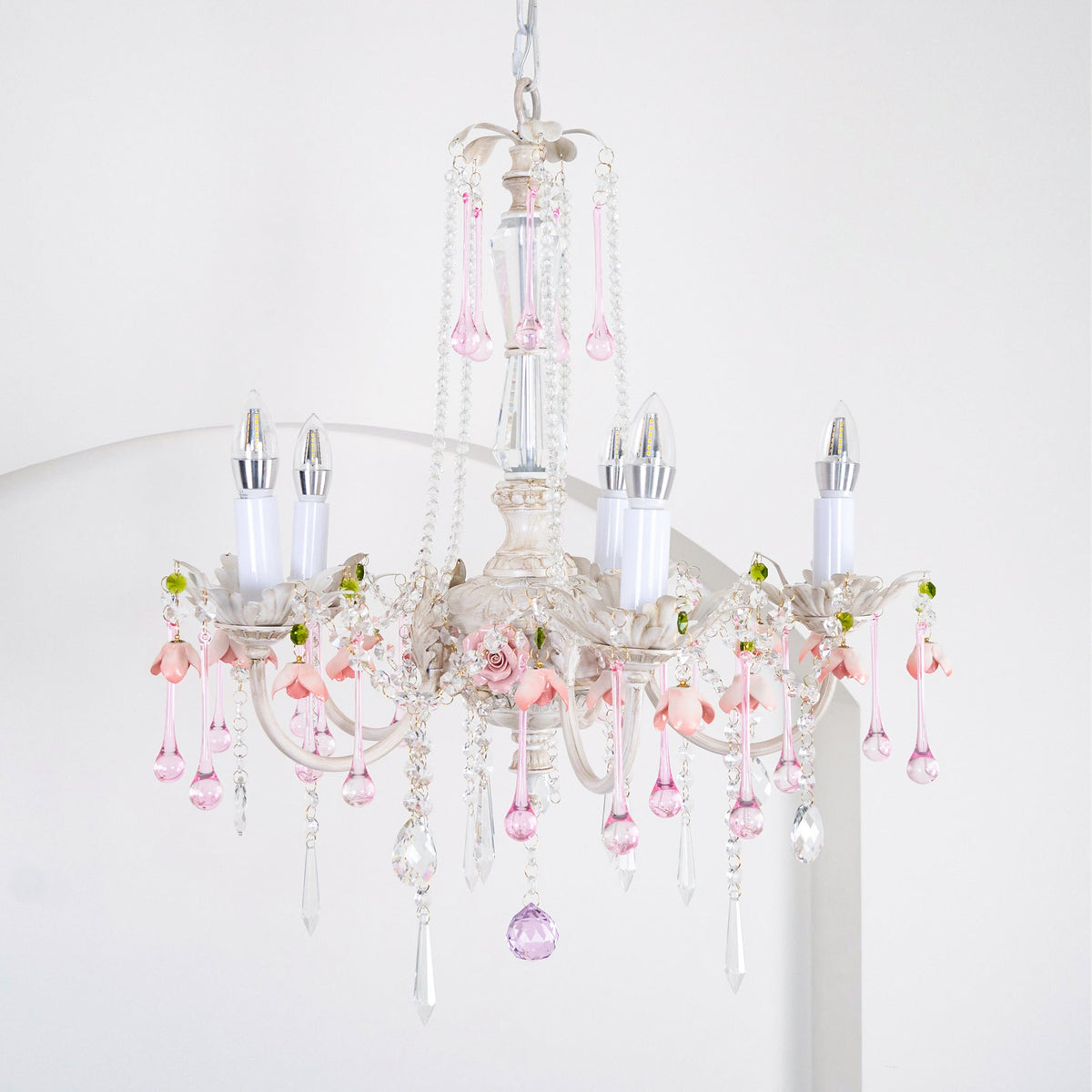 Cusoren Lustre Postmoderne De Luxe Céramique Rose - Neutralighting