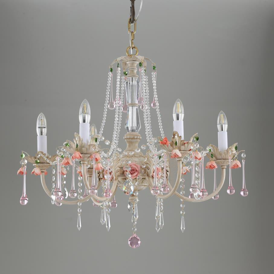 Cusoren Lustre Postmoderne De Luxe Céramique Rose - Neutralighting