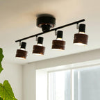 Daven Lustra Projecteur Rail 4-Lumières Ajustable - Neutralighting