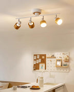 Daven Lustra Projecteur Rail 4-Lumières Ajustable - Neutralighting