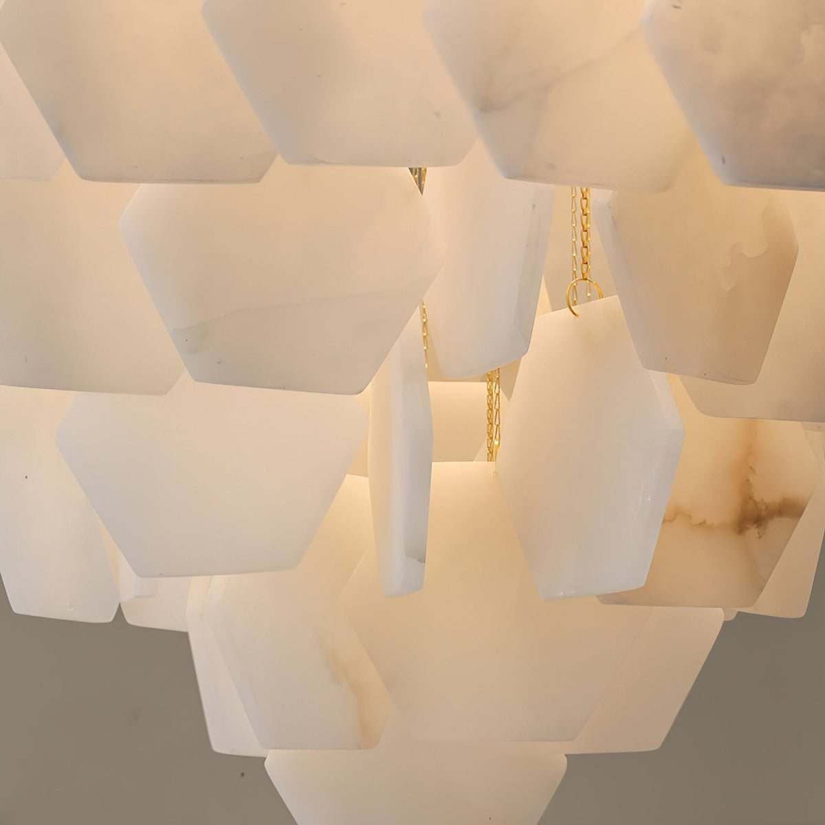 Aurelia Chandelier de Luxe en Albâtre - Neutralighting