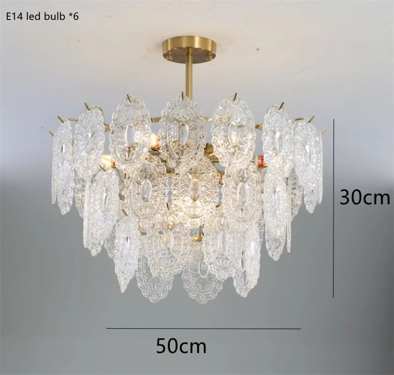 Lustre — En cristal moderne design luxe pour une ambiance élégante