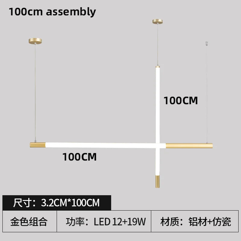 lampe LED moderne pour éclairage décoratif intérieur élégant