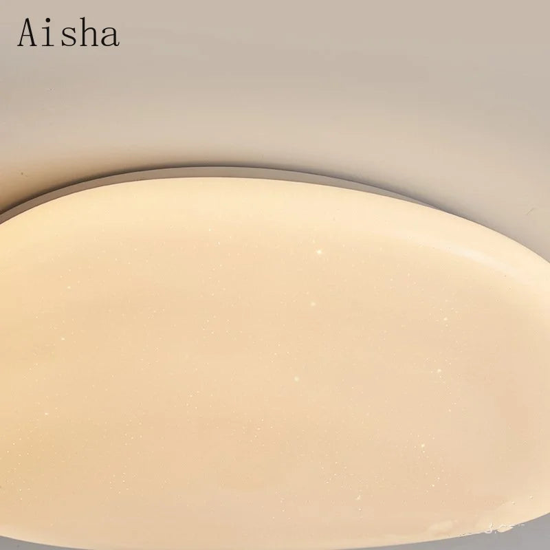 Plafonnier moderne en acrylique créatif avec éclairage led décoratif Léon Reflet - Une Note Actuelle dans le Décor