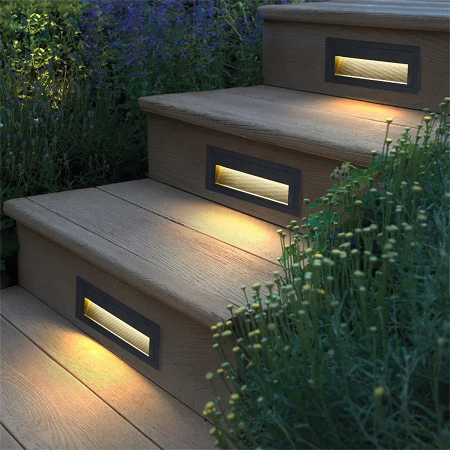 Applique murale — LED étanche pour jardin et escaliers
