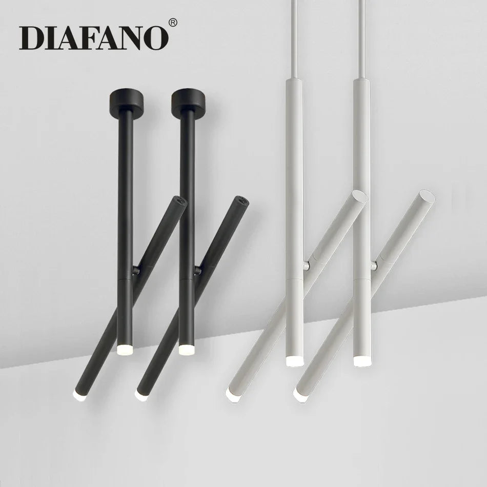 Plafonnier — LED modernes 10W monté en surface COB salon Bar cuisine foyer salle à manger Luminaire plafonnier réglable