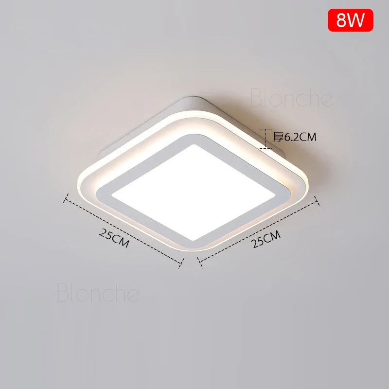 Plafonnier — Nordique moderne à leds acrylique pour décoration intérieure