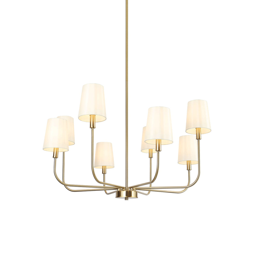 Nysilan Lustre Vintage Industriel Laiton Tissu - Neutralighting