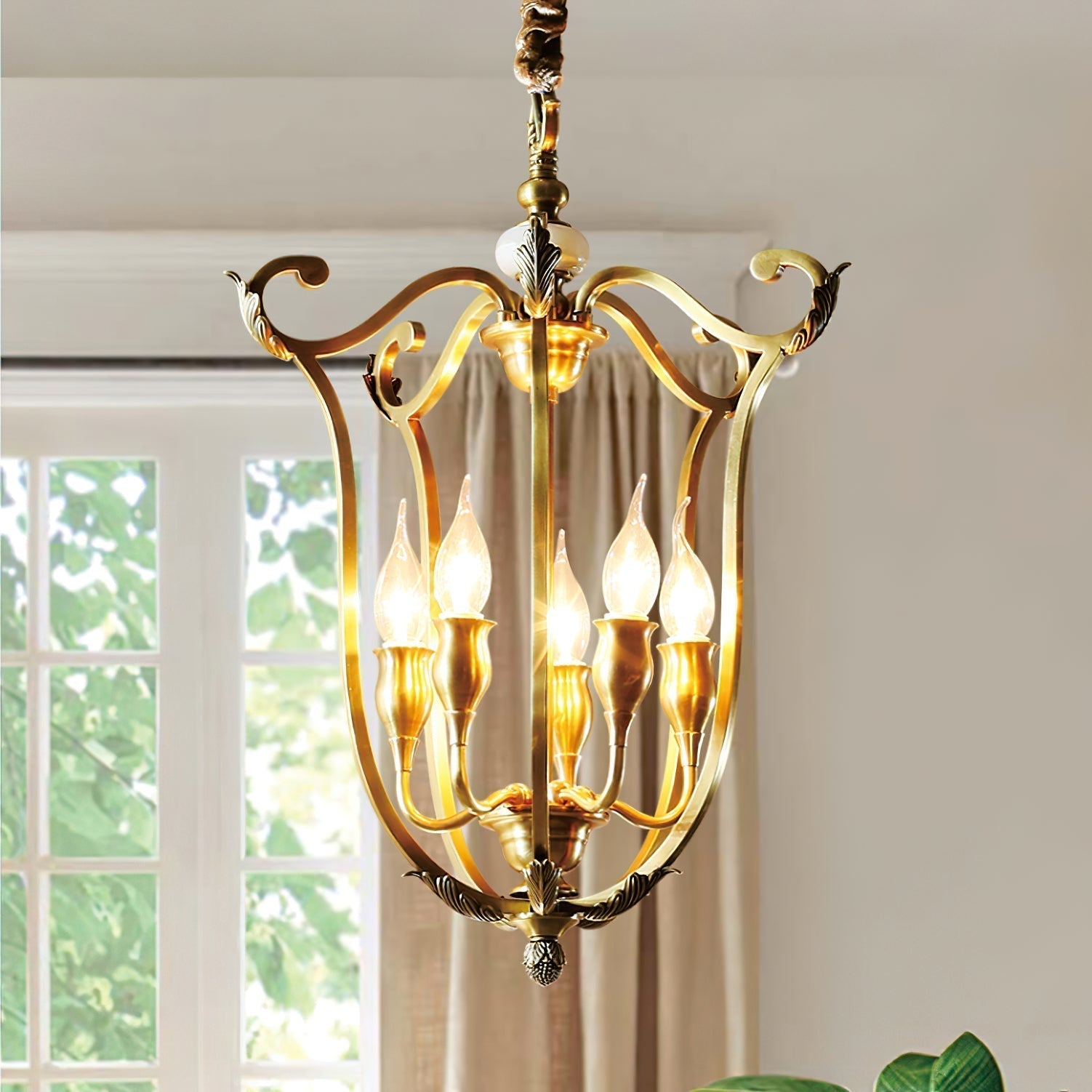 Caloren Suspension Créativité Individuelle Laiton Métal - Neutralighting
