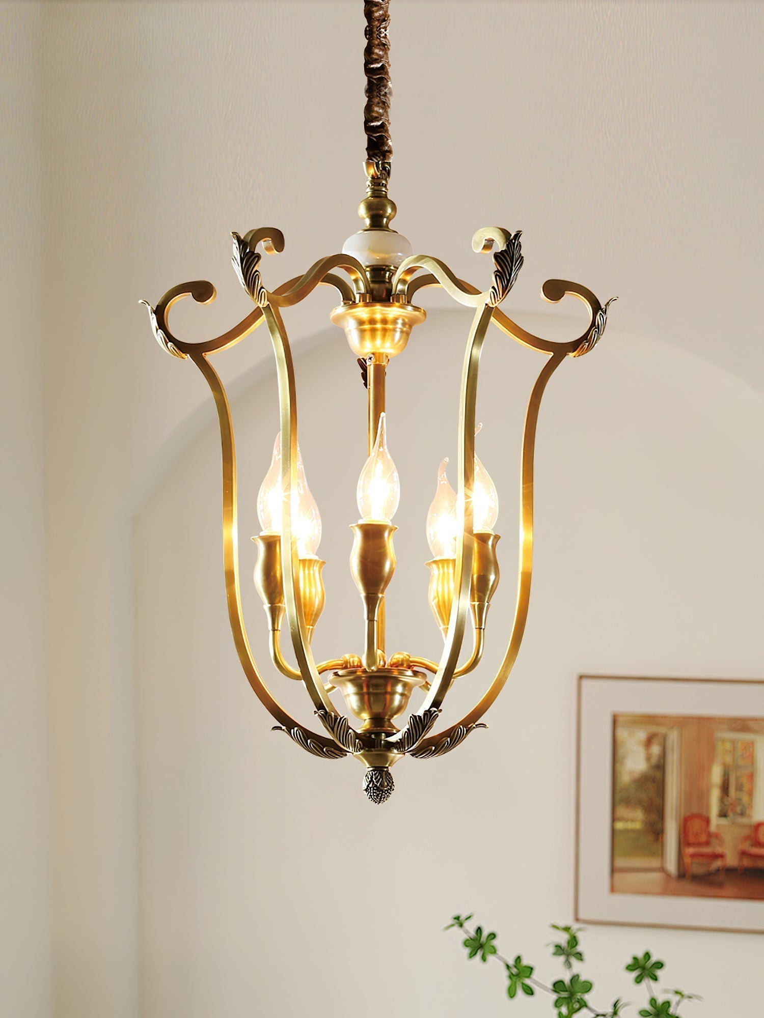 Caloren Suspension Créativité Individuelle Laiton Métal - Neutralighting