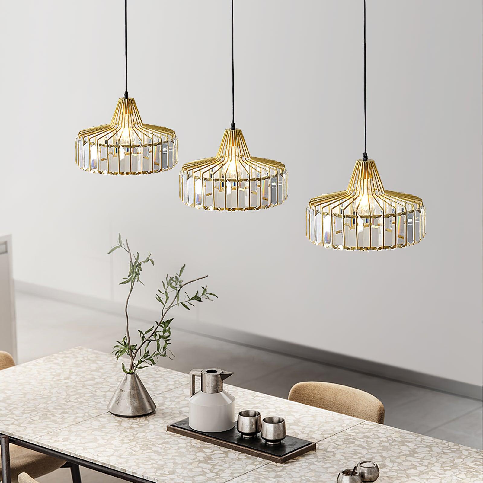 Hinkley Lampe Pendante Cristal Géométrique Moderne - Neutralighting