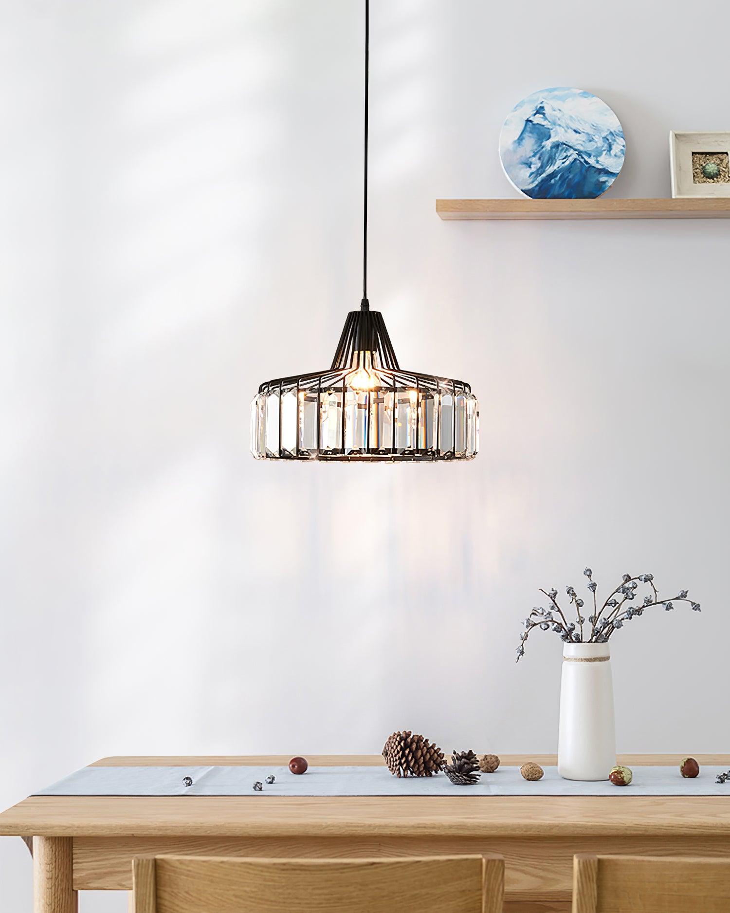 Hinkley Lampe Pendante Cristal Géométrique Moderne - Neutralighting