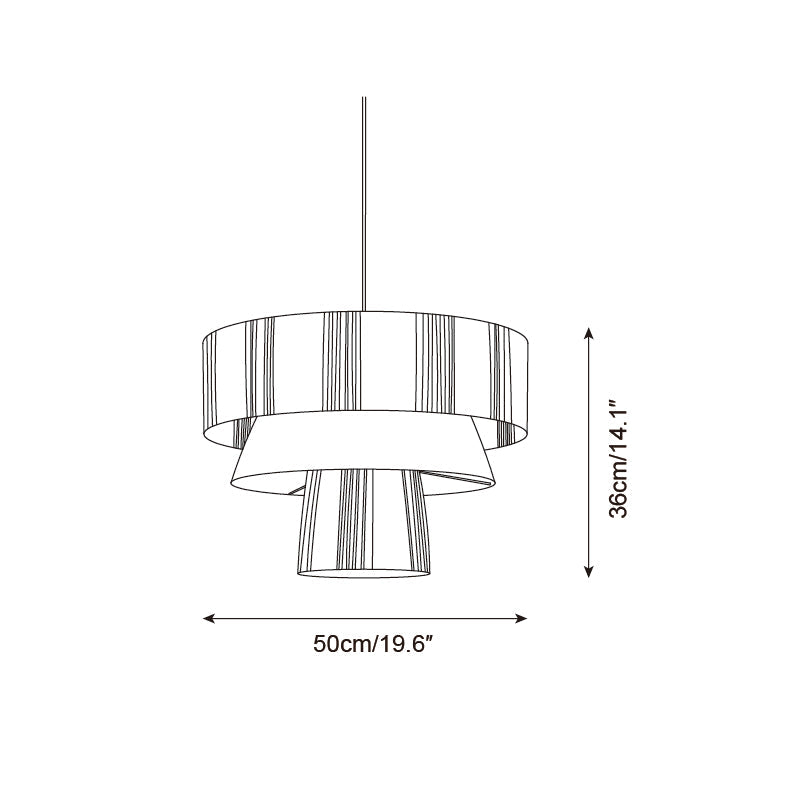Hiroshi Lampe Pendante Métal Moderne - Neutralighting