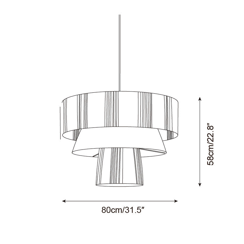 Hiroshi Lampe Pendante Métal Moderne - Neutralighting