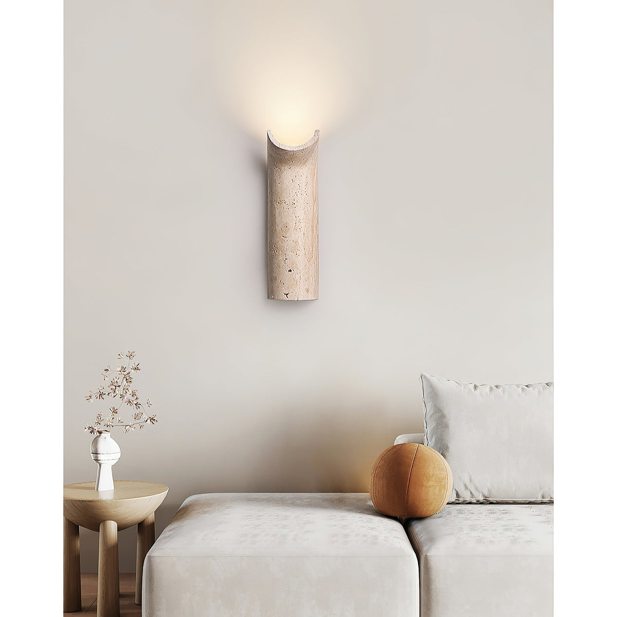 Cusolion Applique Murale Moderne Minimaliste Travertin - Neutralighting