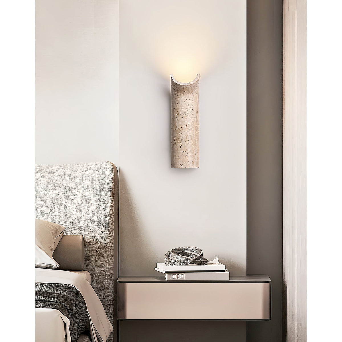 Cusolion Applique Murale Moderne Minimaliste Travertin - Neutralighting