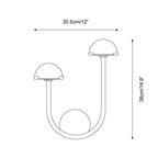 Luste Applique Murale Asymétrique en Albâtre - Neutralighting