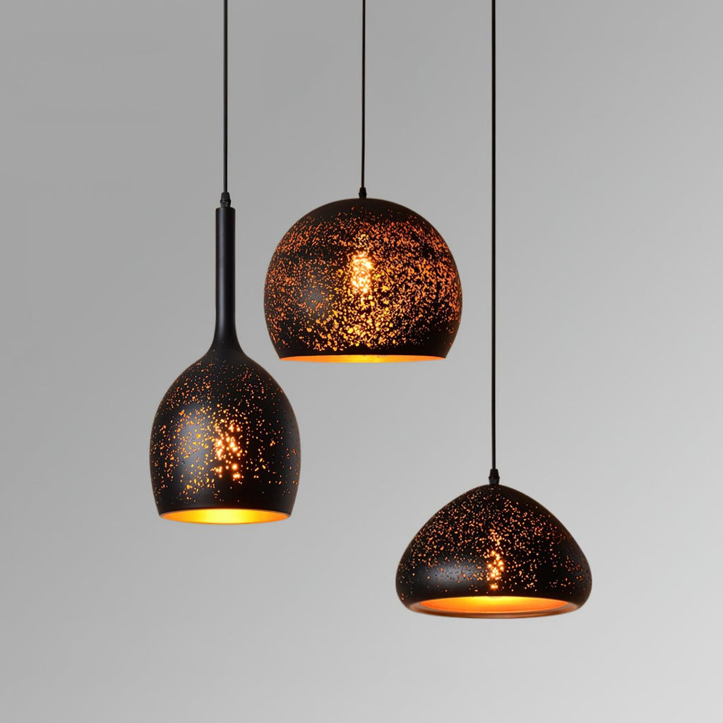 Solara Lampe à suspension creuse industrielle vintage - Neutralighting