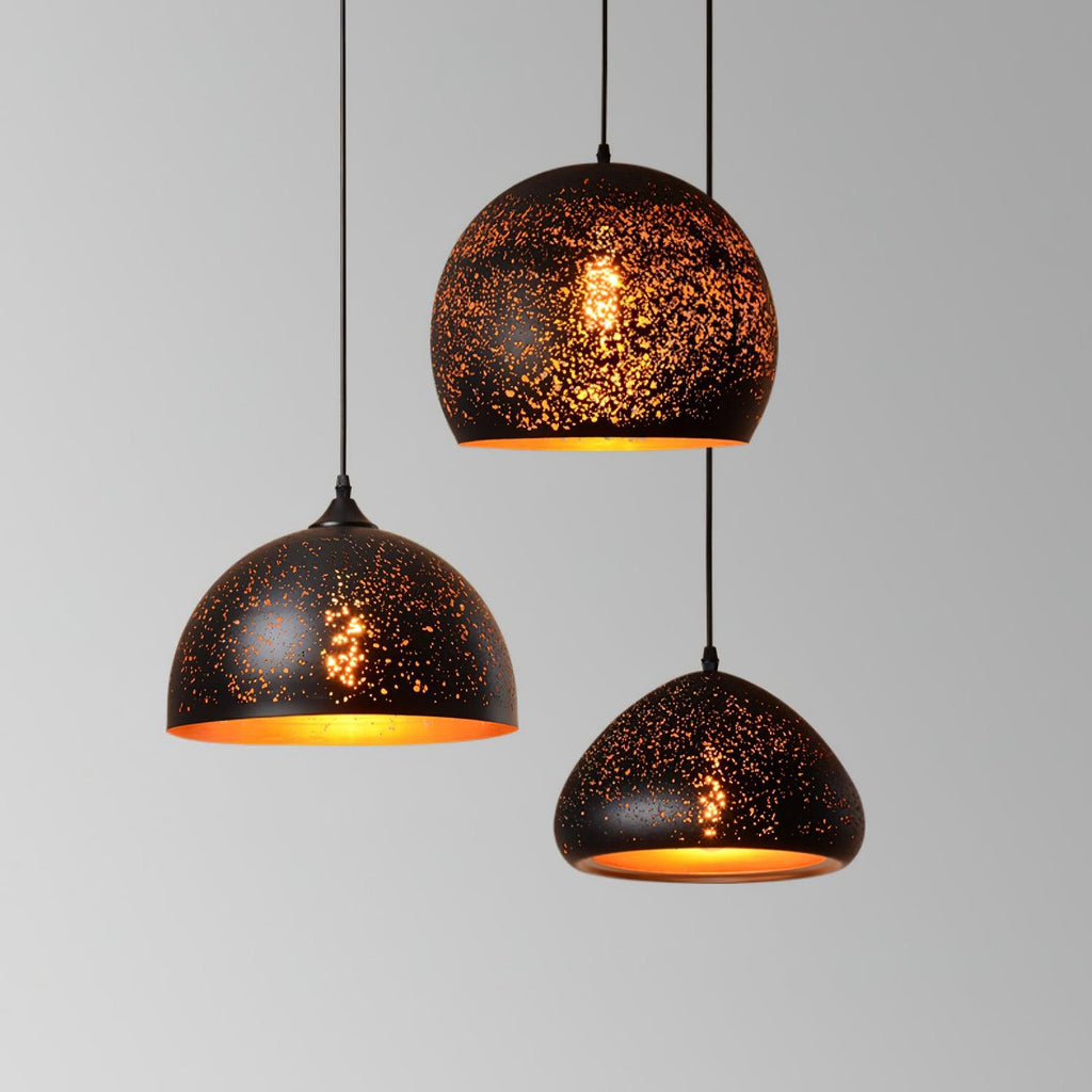 Solara Lampe à suspension creuse industrielle vintage - Neutralighting