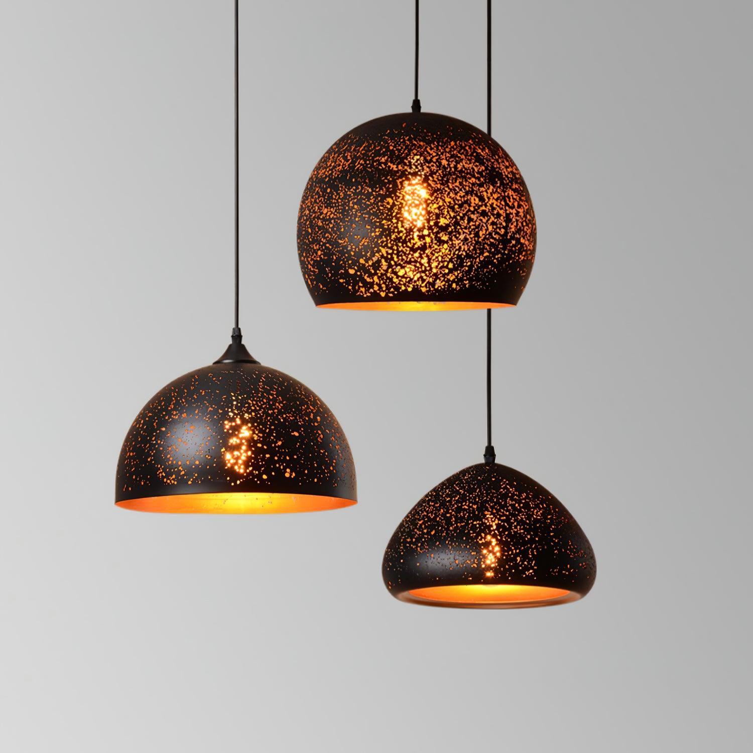 Solara Lampe à suspension creuse industrielle vintage - Neutralighting