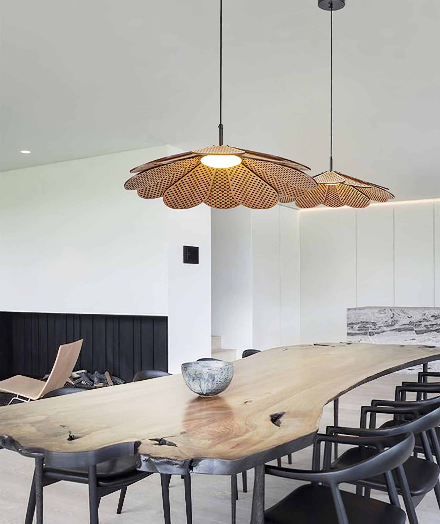 Zevarus Nordic Art Wabi-Sabi Bois Suspension Lumière - Neutralighting
