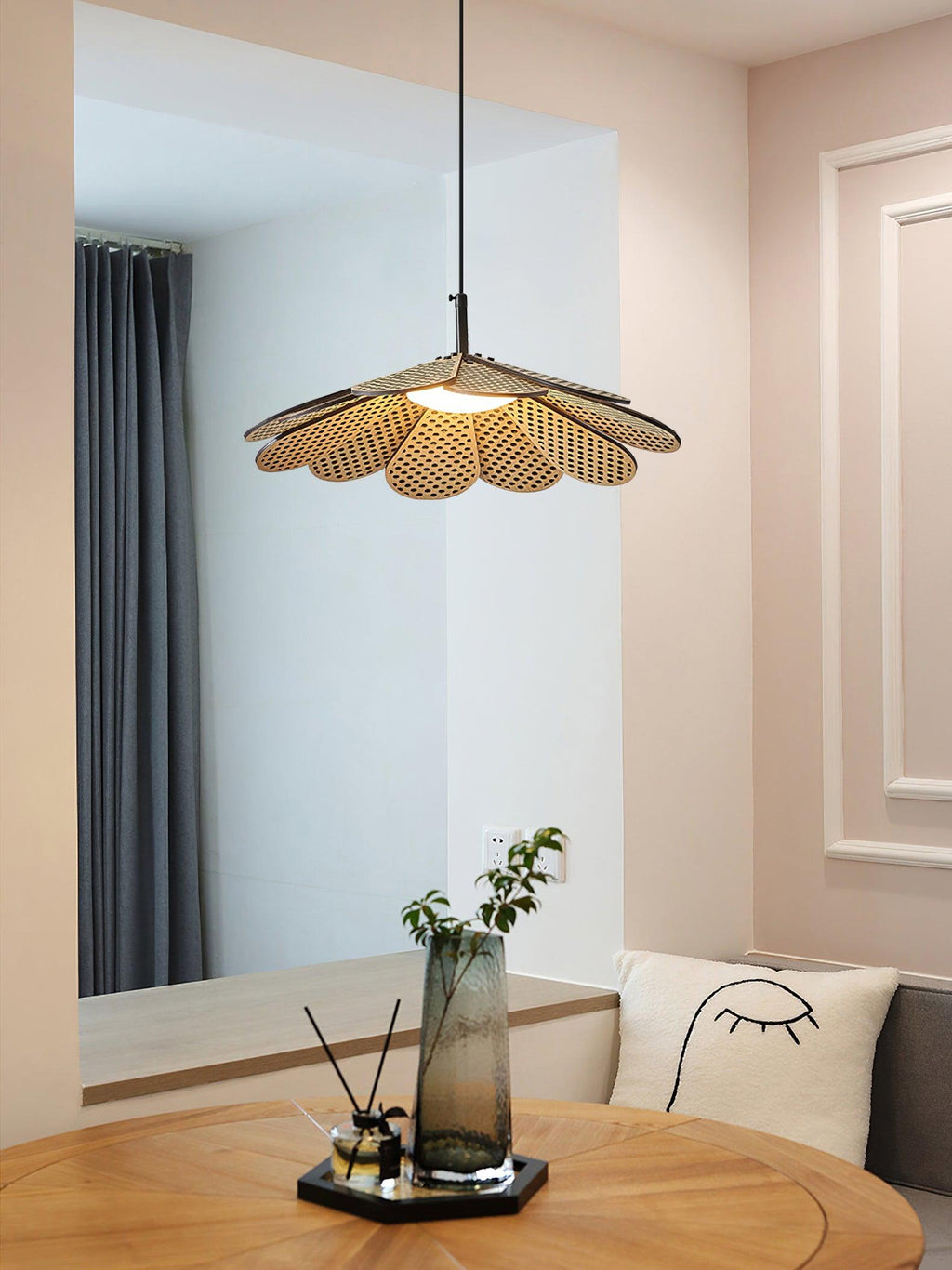 Zevarus Nordic Art Wabi-Sabi Bois Suspension Lumière - Neutralighting