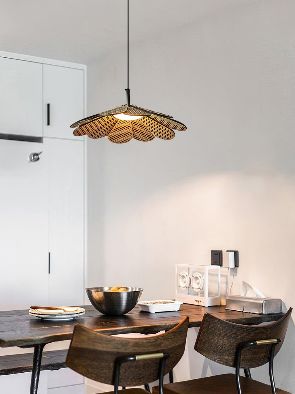 Zevarus Nordic Art Wabi-Sabi Bois Suspension Lumière - Neutralighting