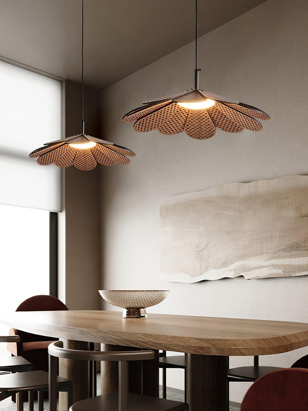 Zevarus Nordic Art Wabi-Sabi Bois Suspension Lumière - Neutralighting