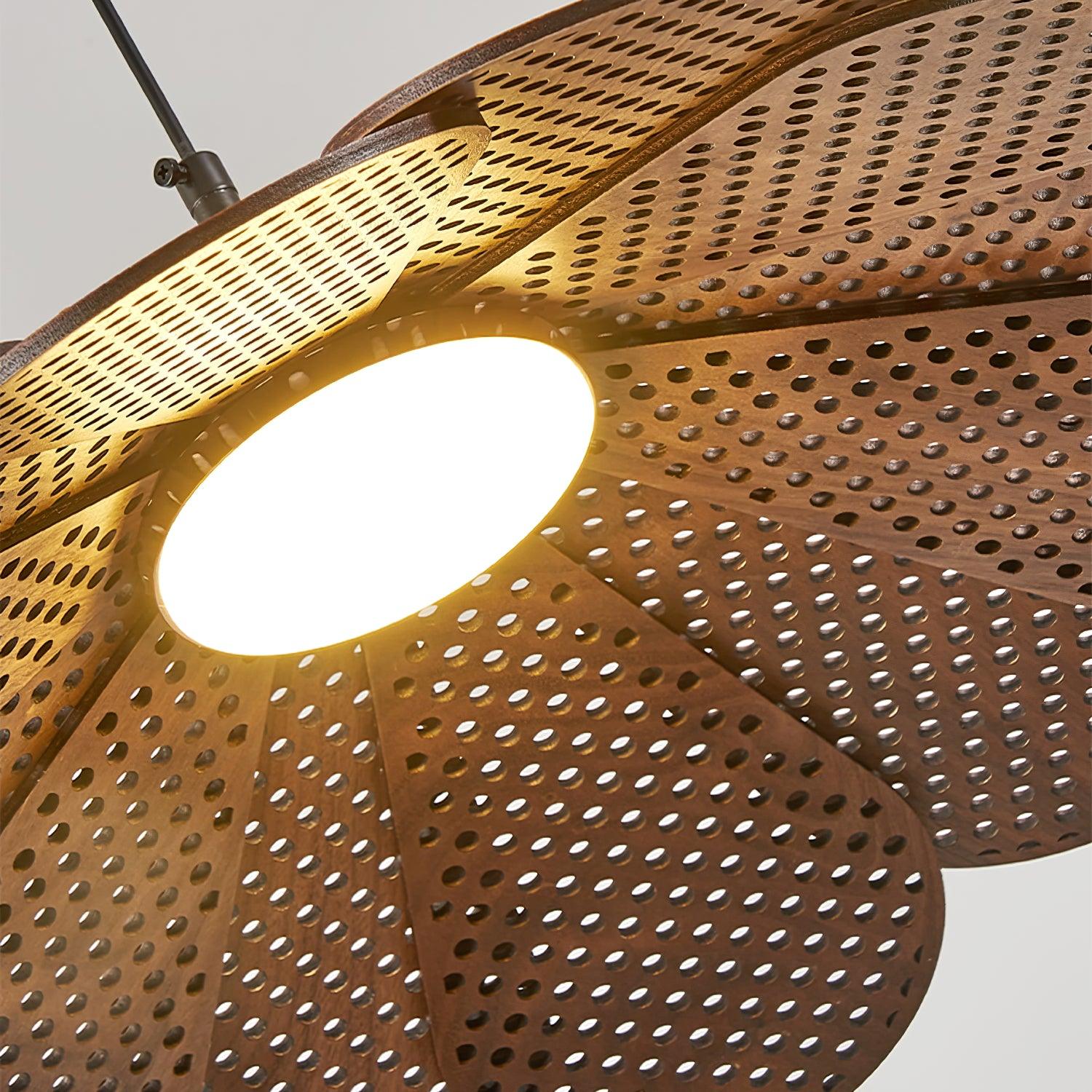 Zevarus Nordic Art Wabi-Sabi Bois Suspension Lumière - Neutralighting