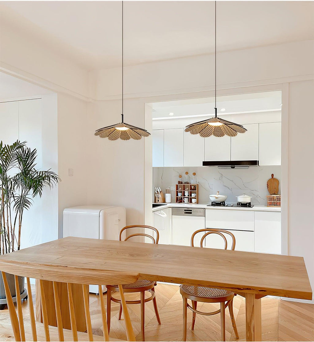 Zevarus Nordic Art Wabi-Sabi Bois Suspension Lumière - Neutralighting
