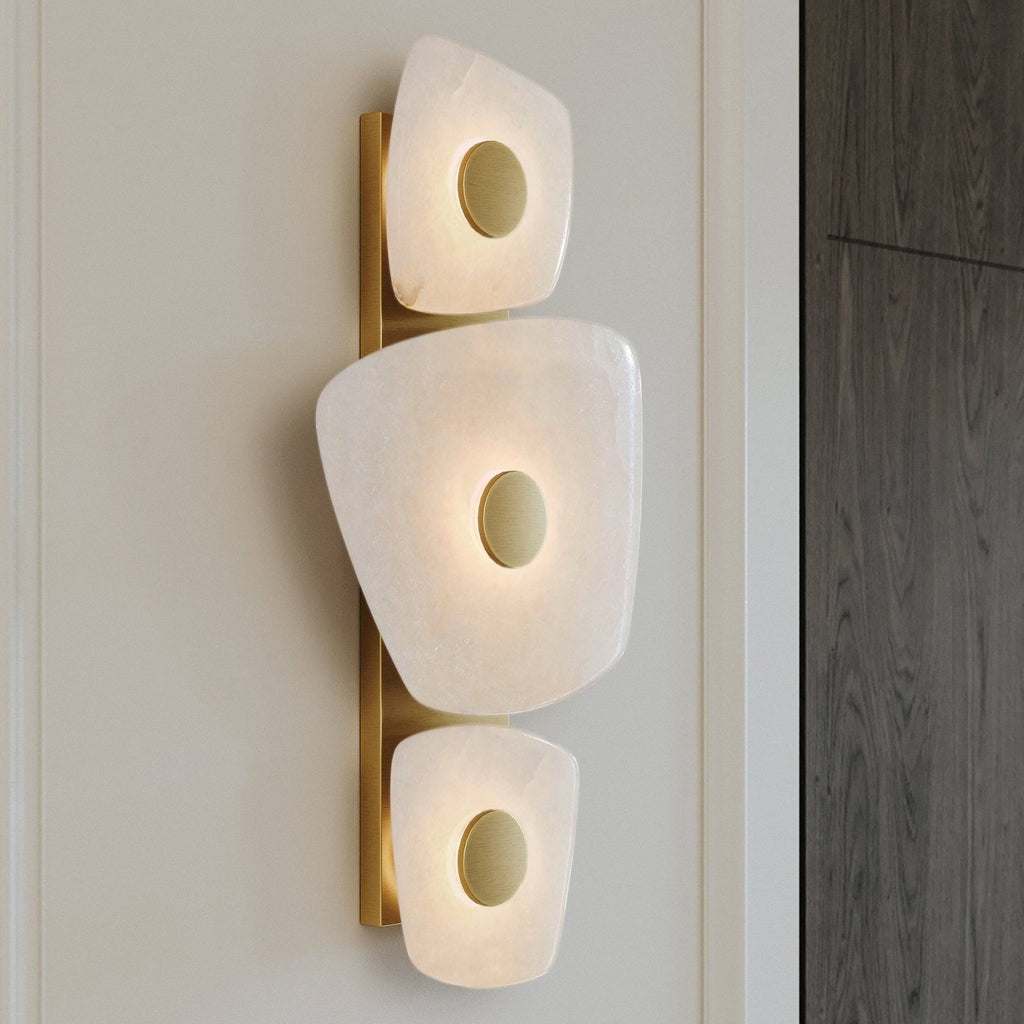Itheora Applique Murale en Laiton et Albâtre à Créativité Individuelle - Neutralighting