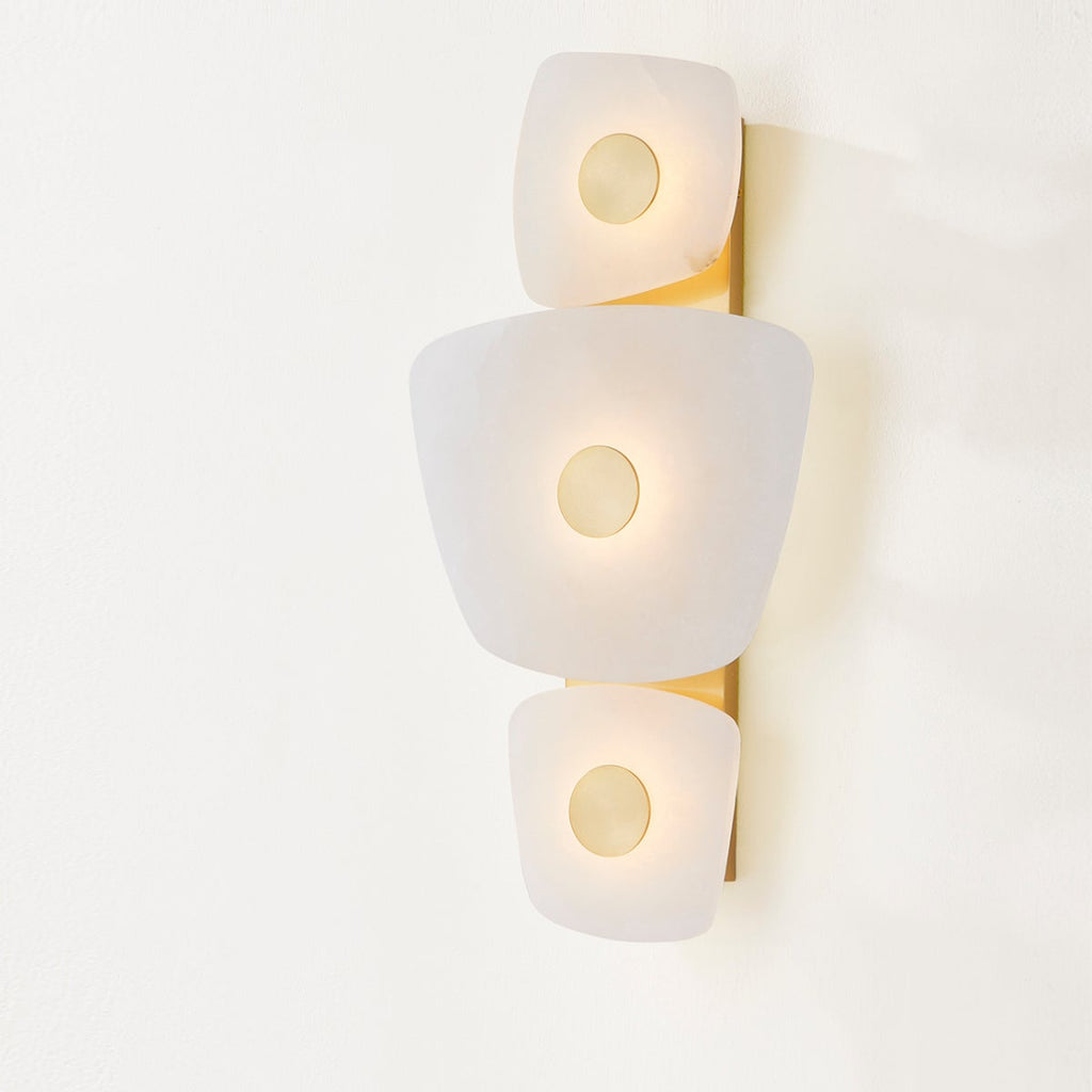 Itheora Applique Murale en Laiton et Albâtre à Créativité Individuelle - Neutralighting