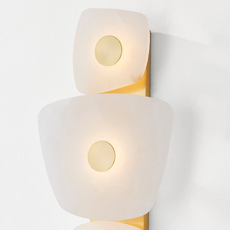 Itheora Applique Murale en Laiton et Albâtre à Créativité Individuelle - Neutralighting
