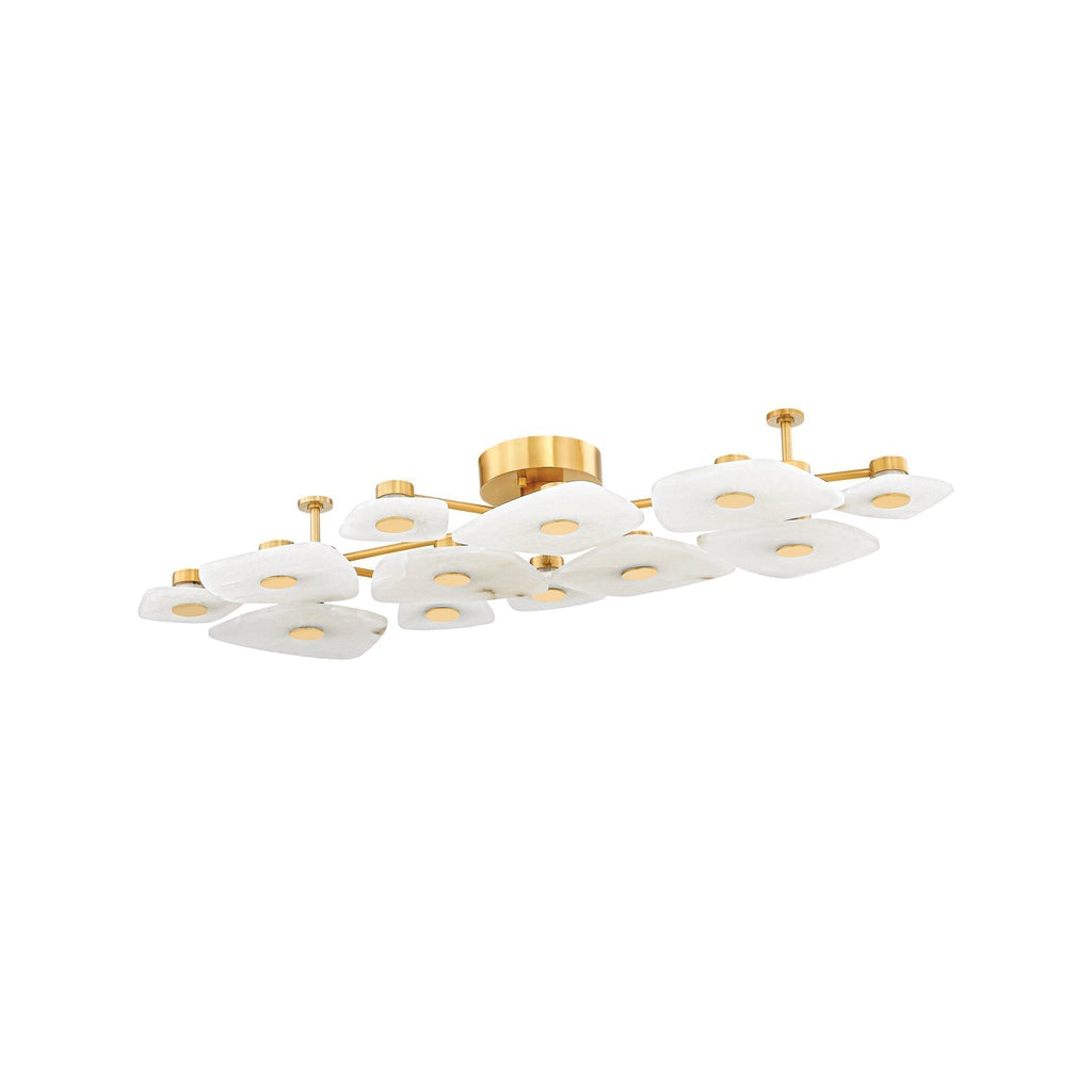 Cothaiel Lampe de Plafond en Métal et Albâtre à Créativité Individuelle - Neutralighting