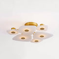 Cothaiel Lampe de Plafond en Métal et Albâtre à Créativité Individuelle - Neutralighting