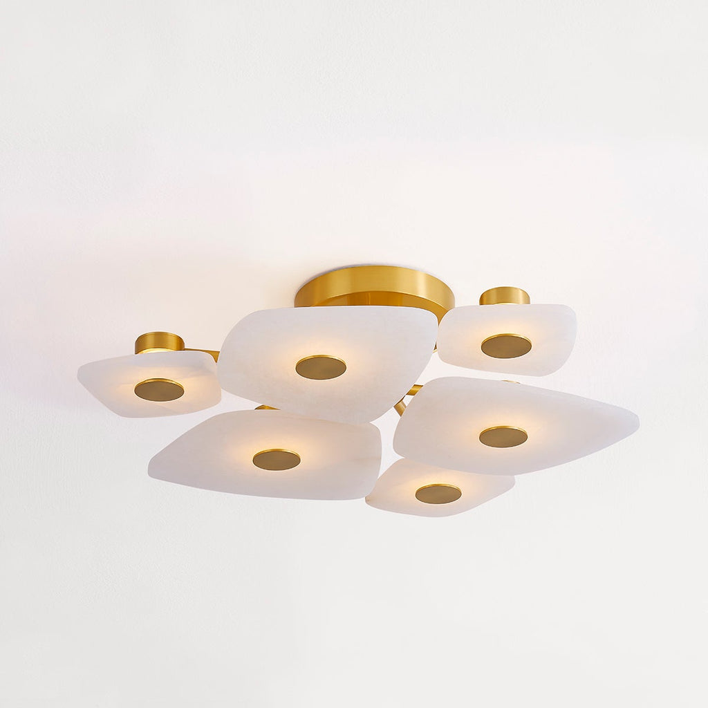 Ilsilyra Pétale Forme Verre Plafonnier - Neutralighting