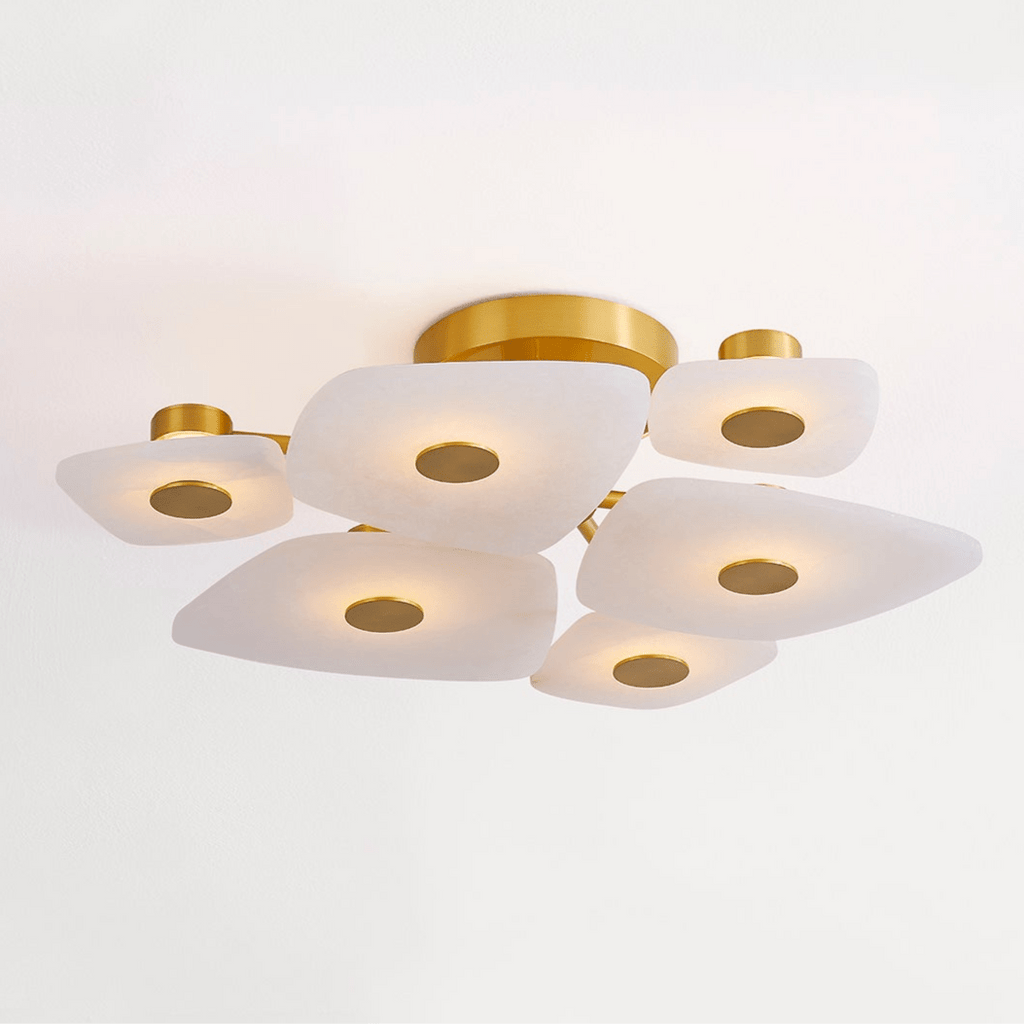 Ilsilyra Pétale Forme Verre Plafonnier - Neutralighting