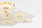 Ilsilyra Pétale Forme Verre Plafonnier - Neutralighting