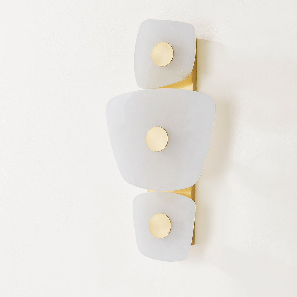 Vavenarae Applique Murale En Albâtre Asymétrique - Neutralighting