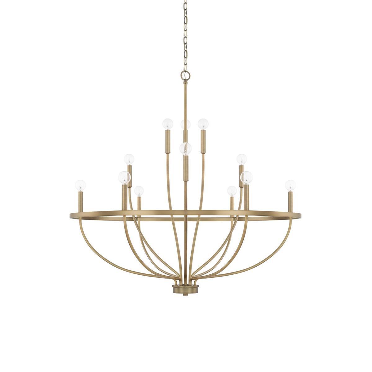 Myphaos Lustre en Métal de Laiton Industriel Vintage pour la Maison - Neutralighting