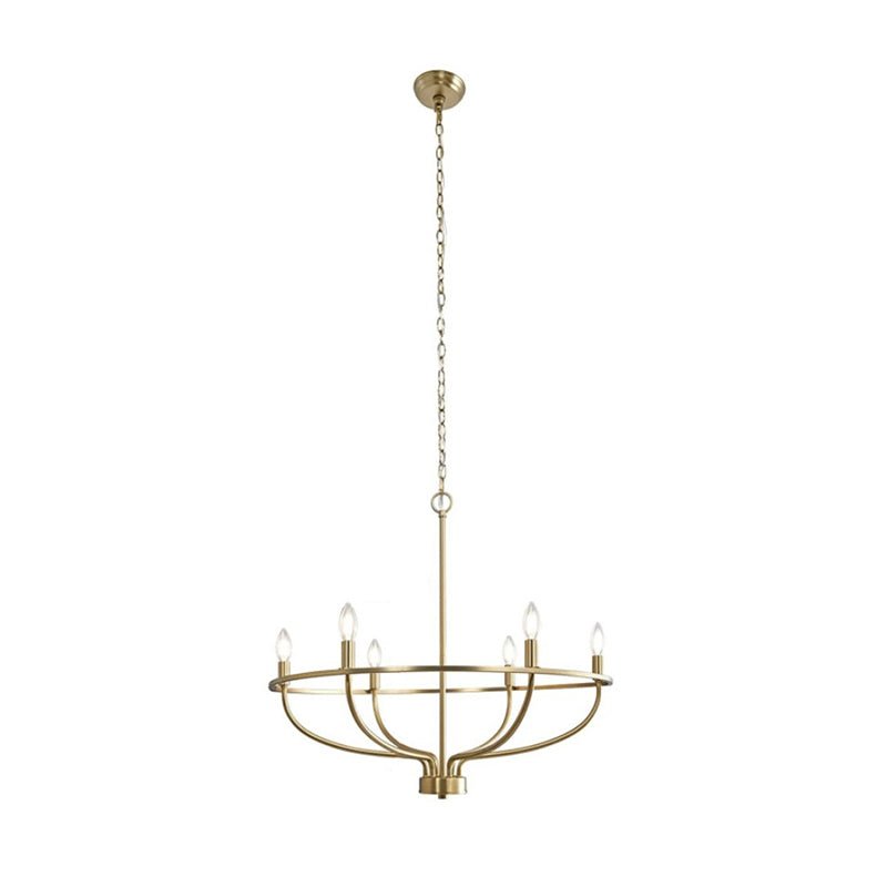 Aurelia Chandelier Cierge en Laiton Doré - Neutralighting