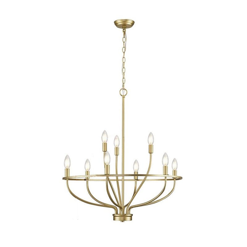 Aurelia Chandelier Cierge en Laiton Doré - Neutralighting