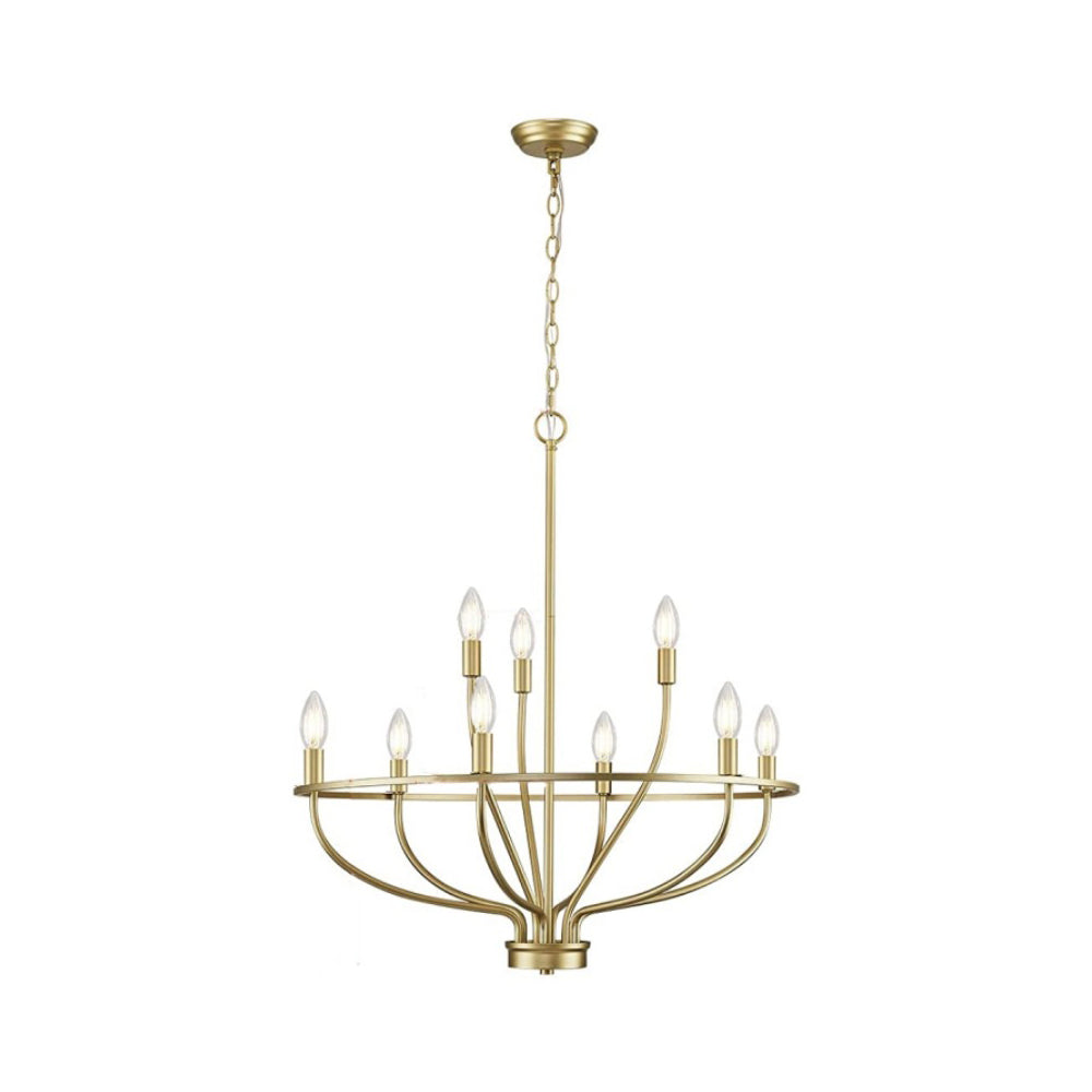 Myphaos Lustre en Métal de Laiton Industriel Vintage pour la Maison - Neutralighting