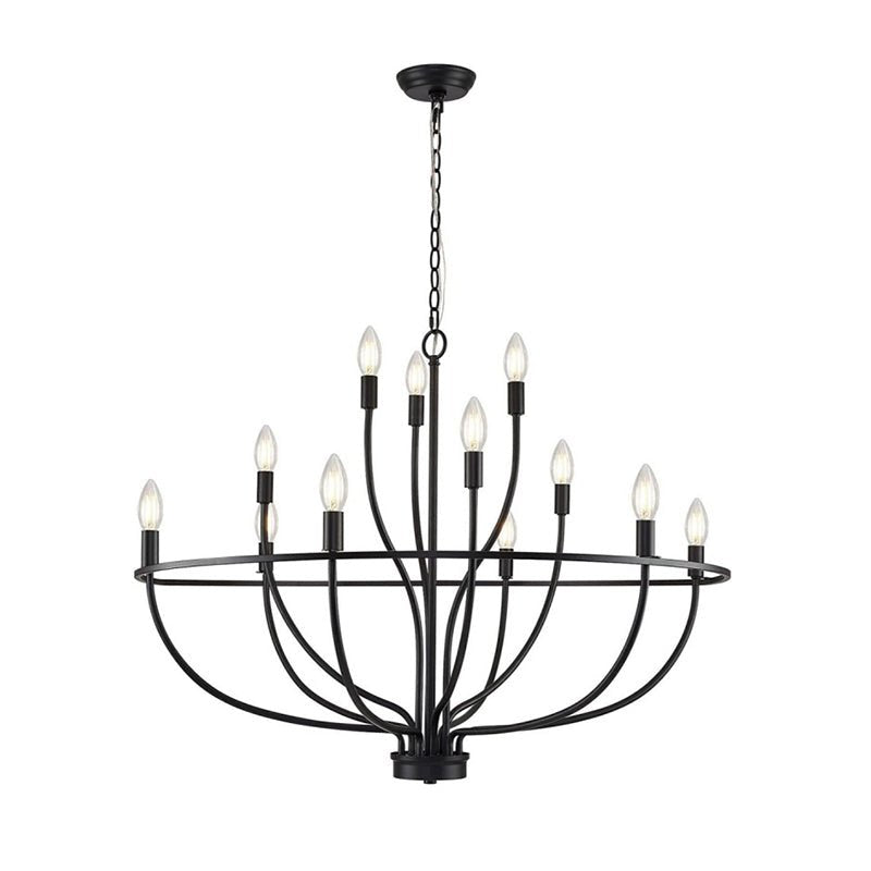 Aurelia Chandelier Cierge en Laiton Doré - Neutralighting