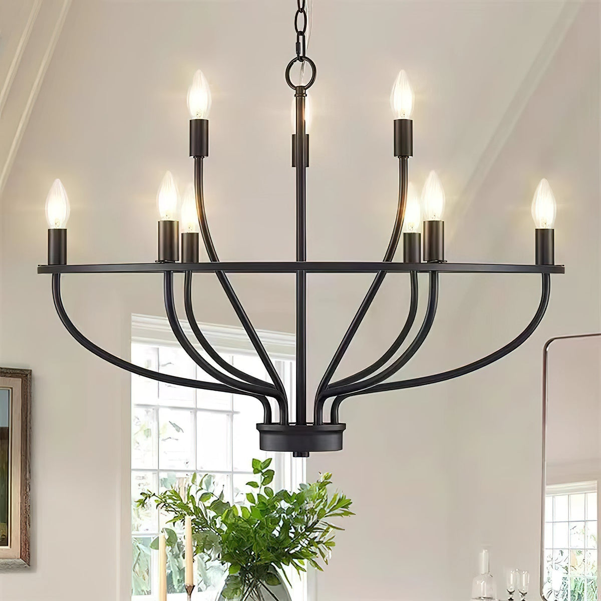 Aurelia Chandelier Cierge en Laiton Doré - Neutralighting