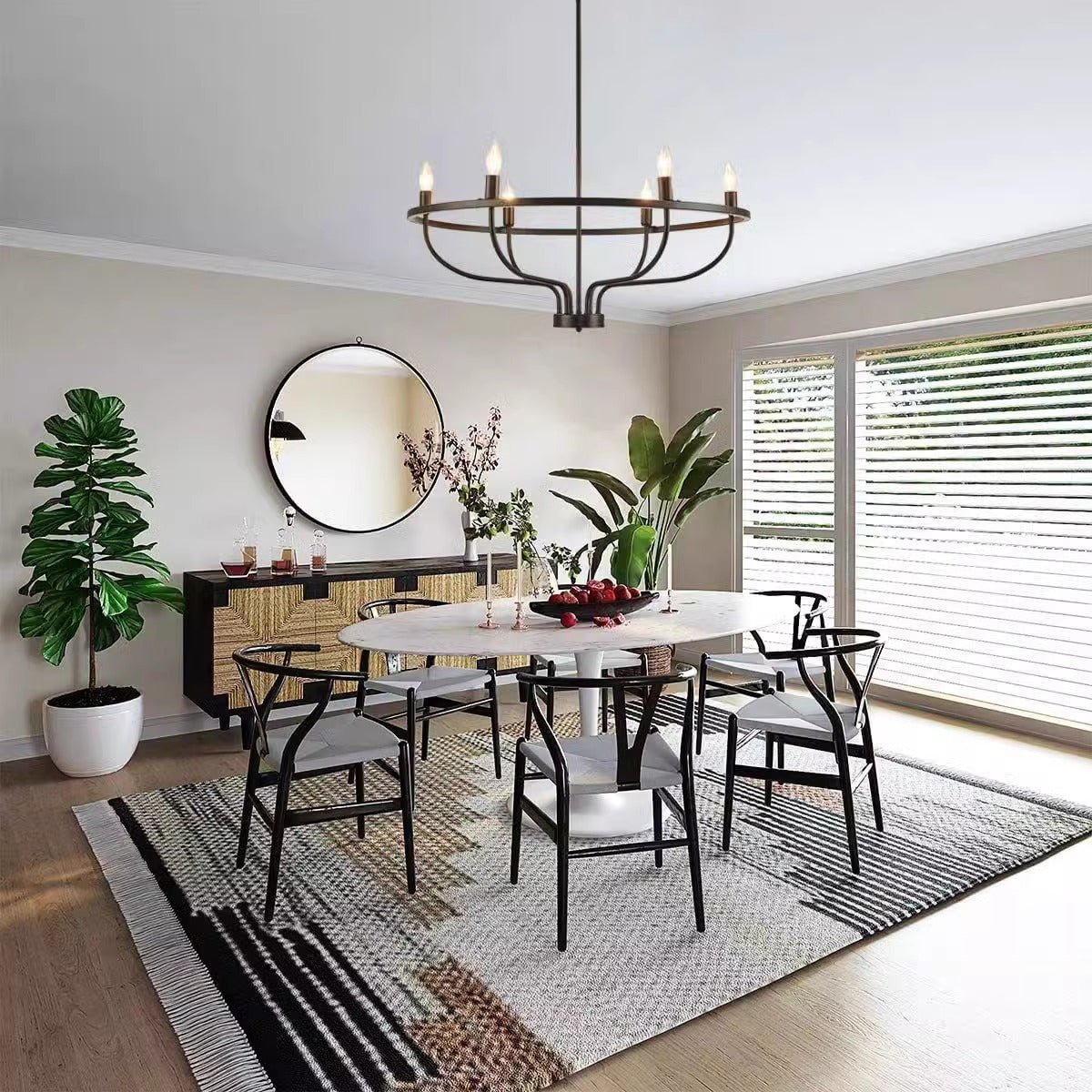 Aurelia Chandelier Cierge en Laiton Doré - Neutralighting