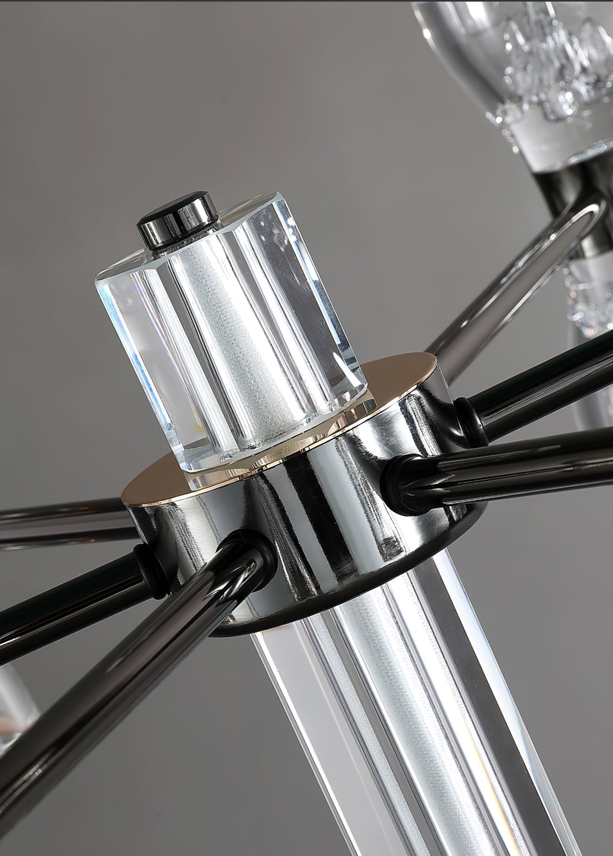 Orvelion Lustre de Luxe Postmoderne en Acrylique et Métal LED en Forme de Nid d'Abeille - Neutralighting